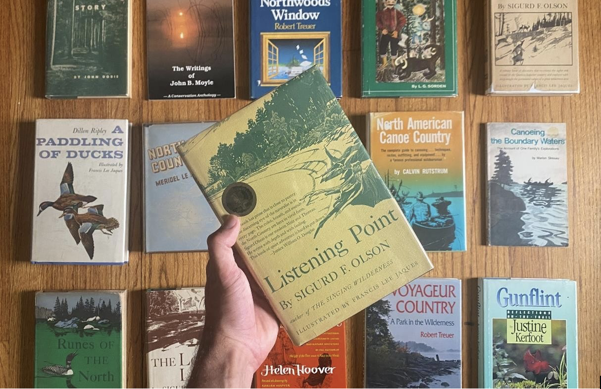 Covers of books about the Northwest woods in the US
